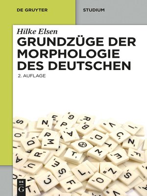 cover image of Grundzüge der Morphologie des Deutschen
